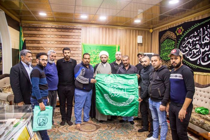 الأمانة الخاصة للمرقد الشريف تُكرم موكب عشاق الحسين (ع) /محافظة بغداد