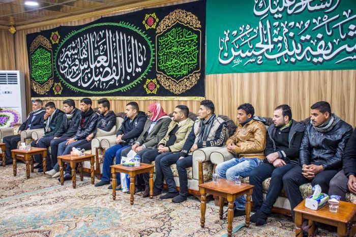 عَقد السيد نائب الأمينُ الخاص لمَرقد العَلويَّة الطاهرة السَيَّدة شَريفة بنت الإمامُ الحَسن المجتبى (عليهما السلام) اجتماعا بموظفي الوجبة الليلية .