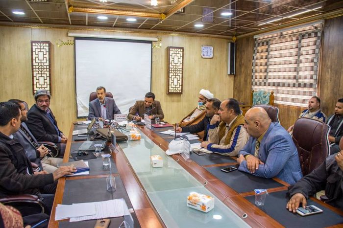 الاجتماع الدوري للأمانة الخاصة حول مشروع الإعمار والتوسعة في مرقد العلوية شريفة بنت الامام الحسن المجتبى (ع)