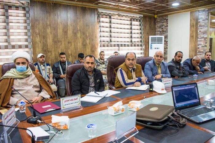 الاجتماع الدوري للأمانة الخاصة حول مشروع الإعمار والتوسعة في مرقد العلوية شريفة بنت الامام الحسن المجتبى (ع)