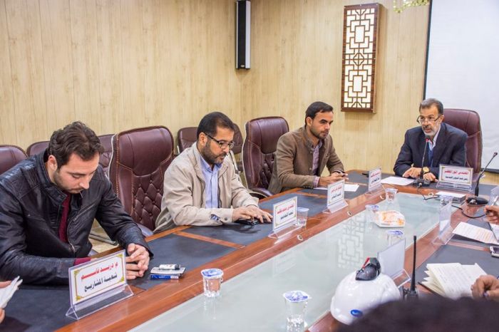 الاجتماع الدوري للأمانة الخاصة حول مشروع الإعمار والتوسعة في مرقد العلوية شريفة بنت الامام الحسن المجتبى (ع)
