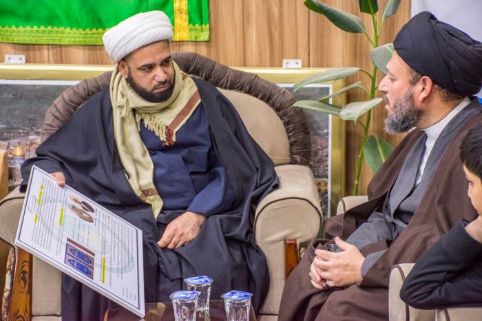 حجة الإسلام والمسلمين السيد عادل الحكيم (دام توفيقه) في ضيافة مرقد السيدة شريفة بنت الامام الحسن المجتبى (ع)