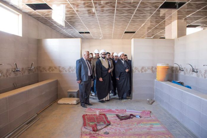 سماحة الشيخ رؤوف الفتلاوي (دام عزه) يستقبل رئيس اللجنة العليا للحشد الشعبي ونائب الأمين العام للمزارات الشيعية الشريفة وقائد شرطة بابل.