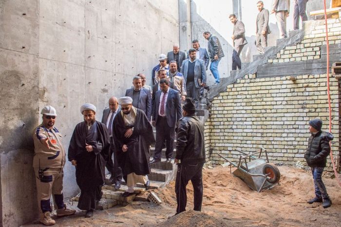 سماحة الشيخ رؤوف الفتلاوي (دام عزه) يستقبل رئيس اللجنة العليا للحشد الشعبي ونائب الأمين العام للمزارات الشيعية الشريفة وقائد شرطة بابل.