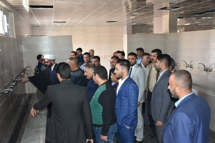 الأمانة الخاصة لمرقد العلوية شريفة بنت الإمام الحسن المجتبى (عليهما السلام) تفتتح بناية الصحيات الجديدة .