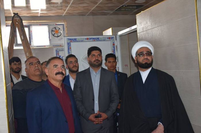 الأمانة الخاصة لمرقد العلوية شريفة بنت الإمام الحسن المجتبى (عليهما السلام) تفتتح بناية الصحيات الجديدة .