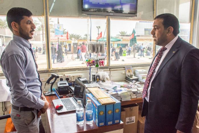 جولة تفقدية للسيد نائب الأمين الخاص في المزار الشريف.