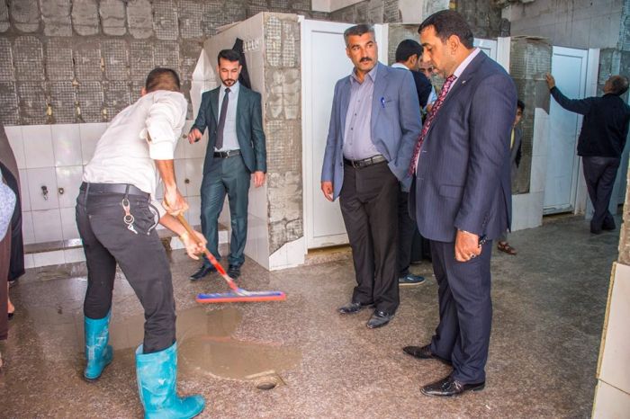 جولة تفقدية للسيد نائب الأمين الخاص في المزار الشريف.