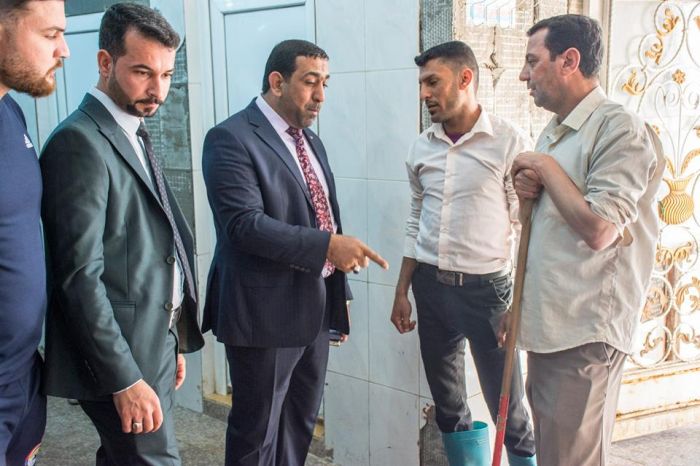 جولة تفقدية للسيد نائب الأمين الخاص في المزار الشريف.