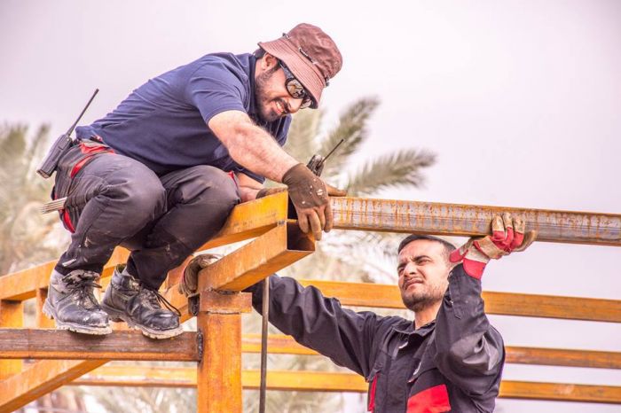 جانب من أعمال شعبة الصيانة التابع لمرقد العلوية الطاهرة السيدة شَريفة بنت الإمامُ الحَسن المُجتبى (عليهما السلام)