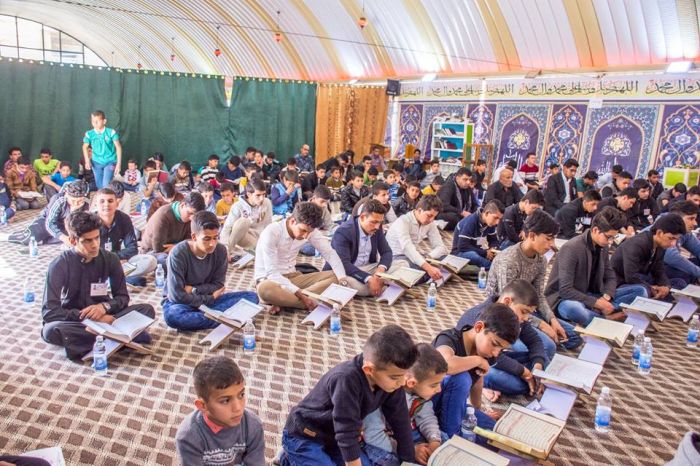 اقام مركز علوم القرآن التابع للأمانة الخاصة محفلاً قرآنياً في المرقد وهو ضمن سلسلة محافله الداخلية .