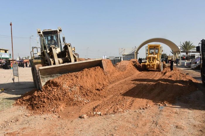 يتواصل العمل الدؤوب من قبل الشعبة الهندسية التابعة للمرقد الطاهر