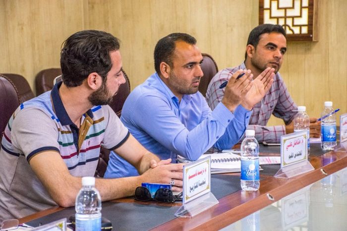 الاجتماع الدوري حول مشروع الإعمار والتوسعة .