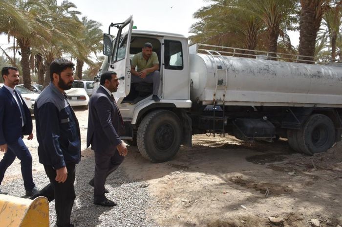 جولة ميدانية تفقدية للسيد نائب الامين الخاص .