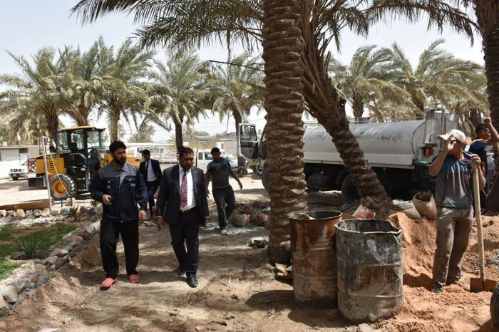 جولة ميدانية تفقدية للسيد نائب الامين الخاص .