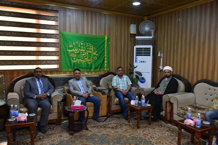 تبليط شوارع ومداخل المرقد الطاهر