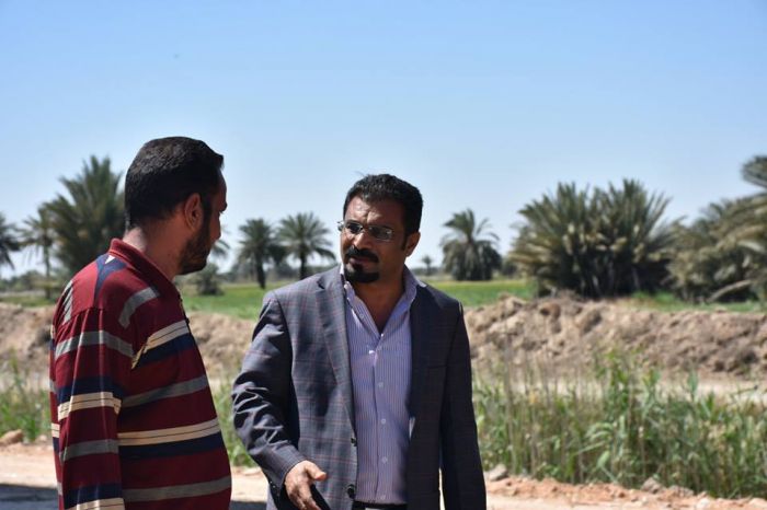 تبليط الطريق المؤدي للمرقد الطاهر المدخل الشمالي (طريق ابي غرق )