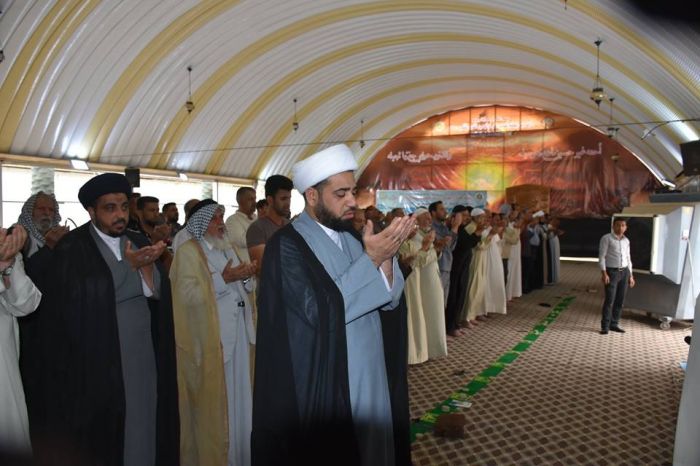 صلاة الجماعة بإمامة فضيلة الشيخ رؤوف الفتلاوي .