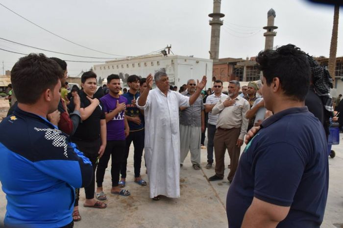خدام المواكب الحسينية ينالون شرف الخدمة في مرقد العلوية شريفة بنت الحسن (ع)