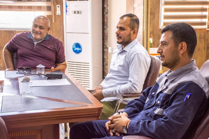 الاجتماع الدوري حول مشروع الإعمار والتوسعة .