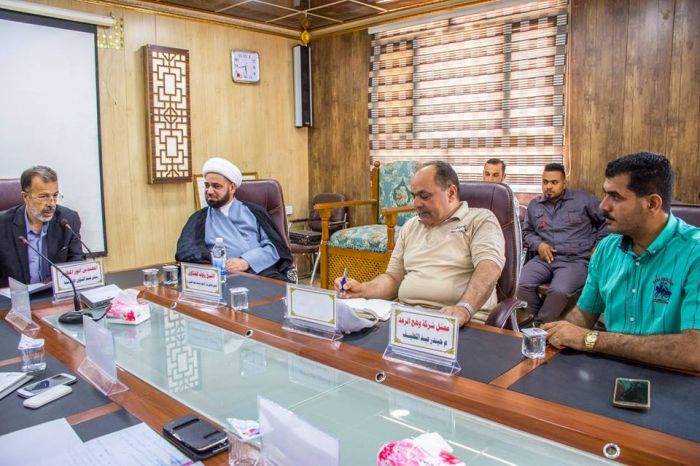 الاجتماع الدوري حول مشروع الإعمار والتوسعة .