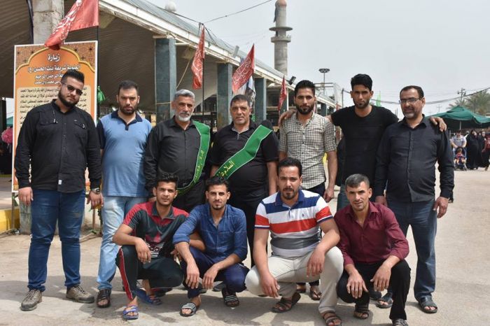 خدام المواكب الحسينية ينالون شرف الخدمة في مرقد العلوية شريفة بنت الحسن (ع)