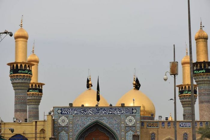 مشاركة خُدام العلوية شريفة بنت الحسن (ع) في أحياء ذكرى أستشهاد الأمام موسى ابن جعفر الكاظم (ع).