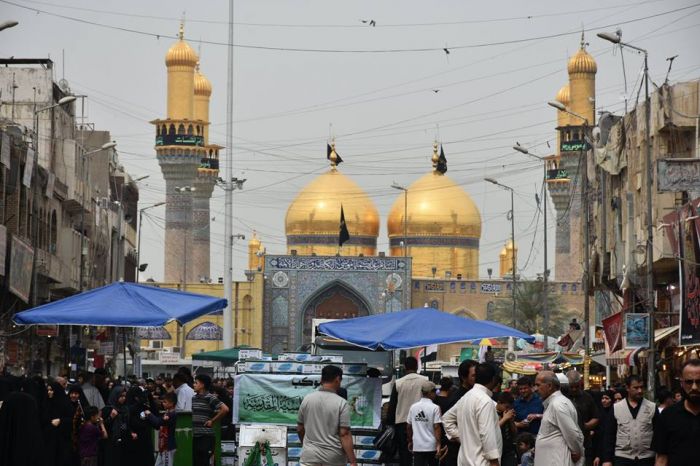 مشاركة خُدام العلوية شريفة بنت الحسن (ع) في أحياء ذكرى أستشهاد الأمام موسى ابن جعفر الكاظم (ع).