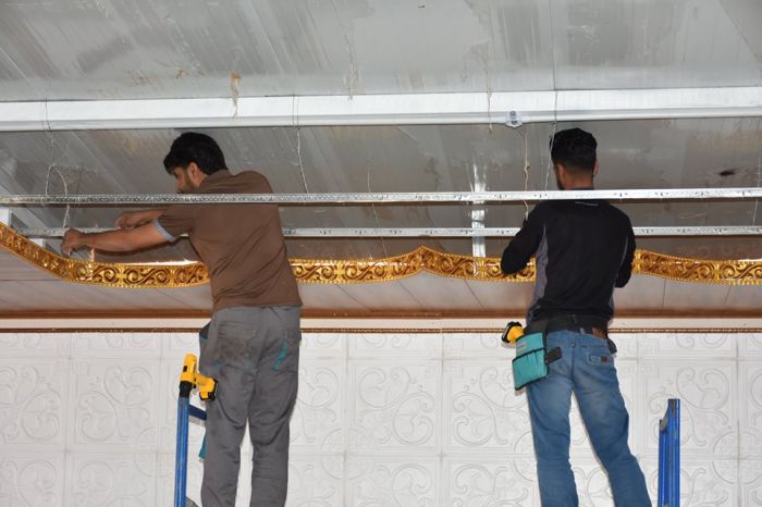 مراحل بناء مضيف الأمام الحسن (ع)