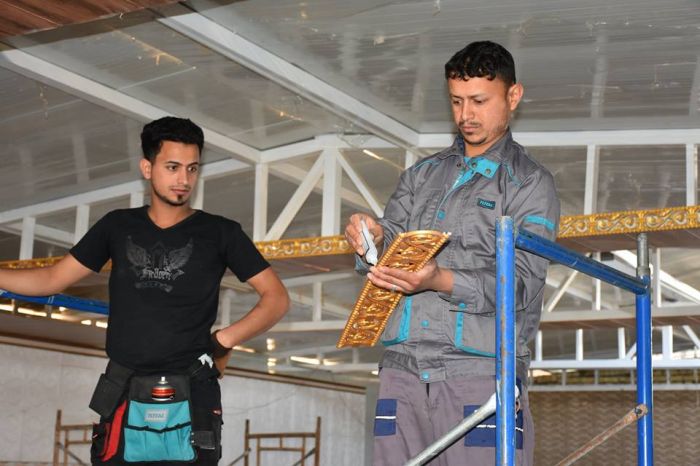 مراحل بناء مضيف الأمام الحسن (ع)