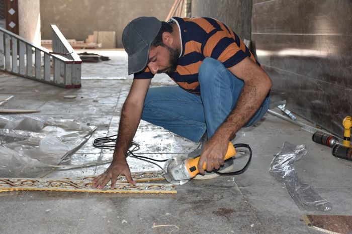 مراحل بناء مضيف الأمام الحسن (ع)