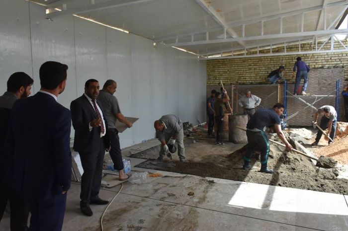 مراحل بناء مضيف الأمام الحسن (ع)