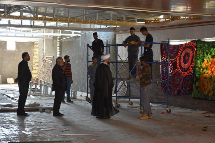 مراحل بناء مضيف الأمام الحسن (ع)