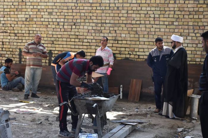 مراحل بناء مضيف الأمام الحسن (ع)