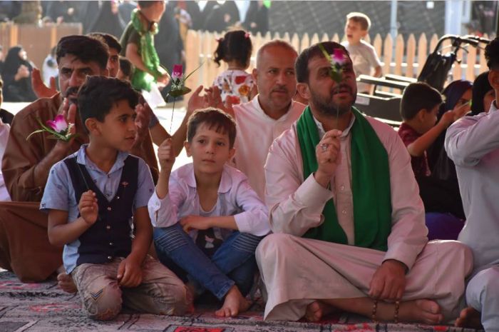 الأمانة الخاصة لمرقد العلوية شريفة بنت الحسن (ع)تحيي ذكرى ولادة الامام الحسين (ع)