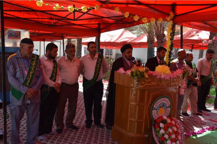 الأمانة الخاصة لمرقد العلوية شريفة بنت الحسن (ع)تحيي ذكرى ولادة الامام الحسين (ع)