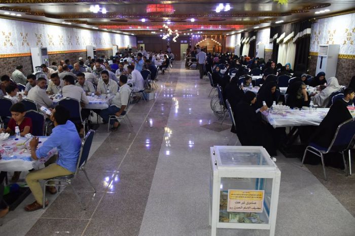 مضيف سبط النبي المجتبى يستضيف زائرين أبنته العلوية شريفة (عليها السلام)