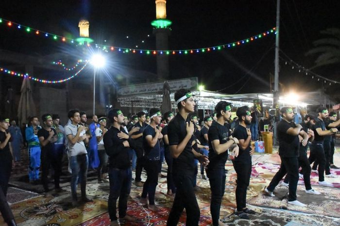عزاء في الصحن الشريف بمناسبة استشهاد يعسوب الدين وقائد الغر المحجلين