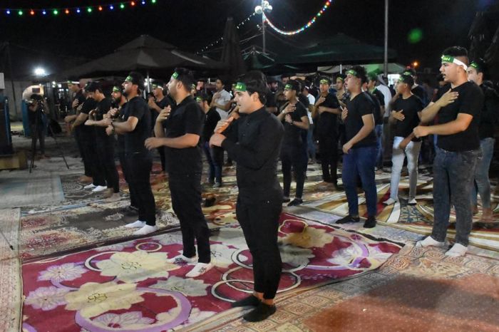 عزاء في الصحن الشريف بمناسبة استشهاد يعسوب الدين وقائد الغر المحجلين