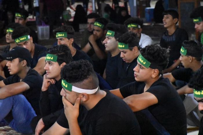 عزاء في الصحن الشريف بمناسبة استشهاد يعسوب الدين وقائد الغر المحجلين