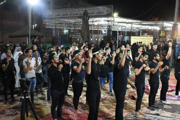 عزاء في الصحن الشريف بمناسبة استشهاد يعسوب الدين وقائد الغر المحجلين