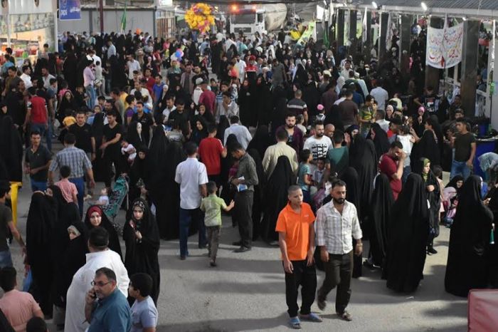 حركة الزائرين في مرقد العلوية الطاهرة شريفة بنت الامام الحسن المجتبى (عليهما السلام)