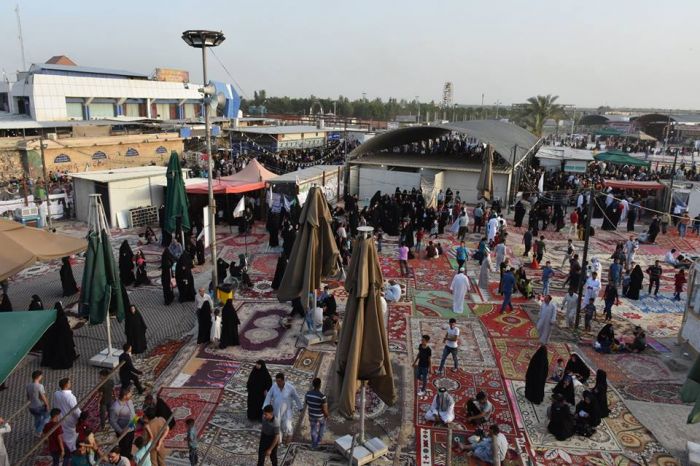 حركة الزائرين في مرقد العلوية شريفة بنت الامام الحسن المجتبى (ع)