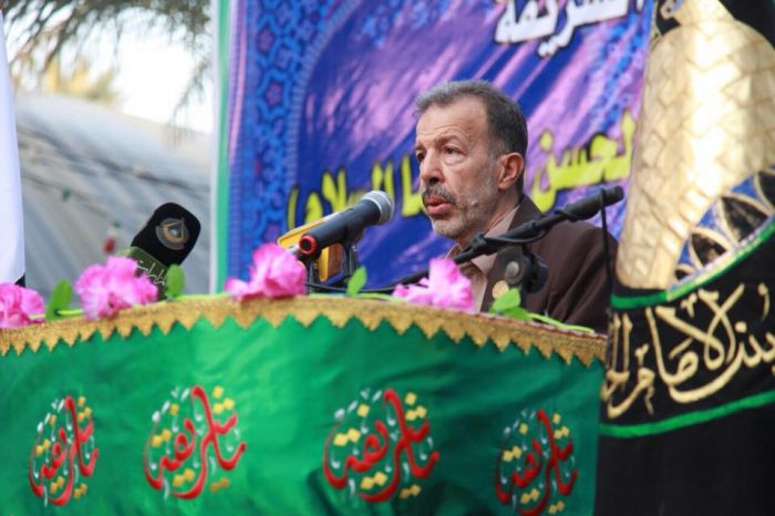 وضع حجر الأساس لبناء الأروقة الداخلية لمزار العلوية شريفة بنت الإمام الحسن (عليه السلام) .