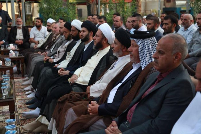 وضع حجر الأساس لبناء الأروقة الداخلية لمزار العلوية شريفة بنت الإمام الحسن (عليه السلام) .