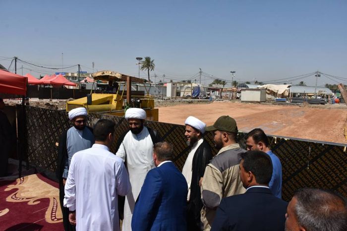 الشيخ طاهرالخاقاني والشيخ خليفه الجوهر في ضيافة طبيبة المعلولين