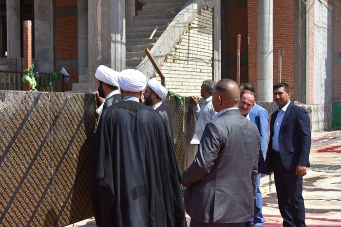 الشيخ طاهرالخاقاني والشيخ خليفه الجوهر في ضيافة طبيبة المعلولين