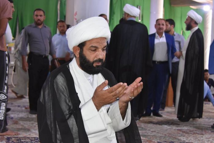 الشيخ طاهرالخاقاني والشيخ خليفه الجوهر في ضيافة طبيبة المعلولين