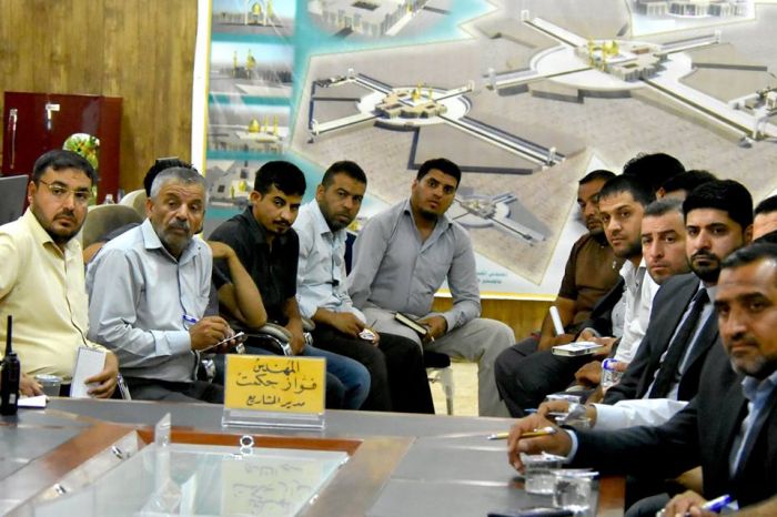الأمين الخاص للمرقد الشريف يَلتقي بالسادة رؤساء شعب ومسؤولي وحدات الأمانة الخاصة للمرقد الطاهر .