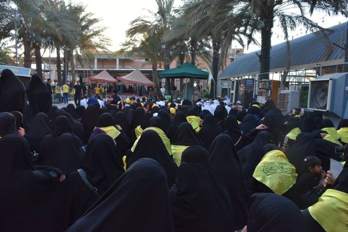 حملة العقيلة وحملة قافلة السلام من دولة السعودية في ضيافة العلوية الطاهرة (ع) .